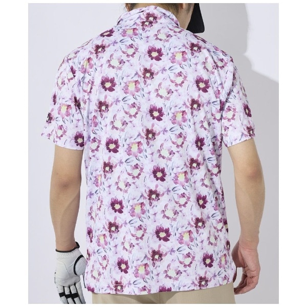 メンズ 花柄半袖シャツ（Mサイズ/ピンク） 743615(ピンク