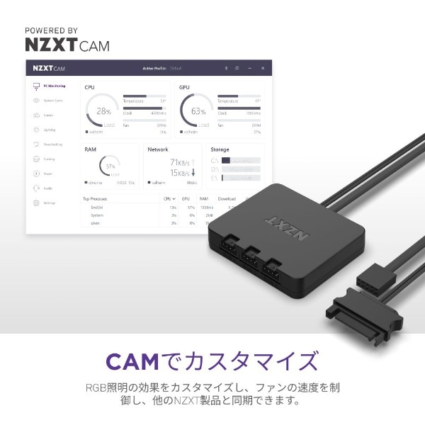 ケースファンｘ3 [120mm /1800RPM] ＋コントローラー F Series RGB DUO