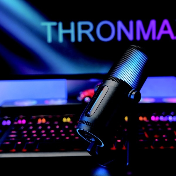 MG-M2RGB ゲーミングマイク Thronmax MDrill Ghost RGB ブラック [USB