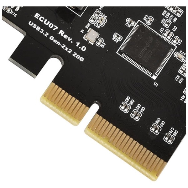 インターフェースカード 内部 USB-C 3.2 Gen2x2 Key-Aポート [PCI