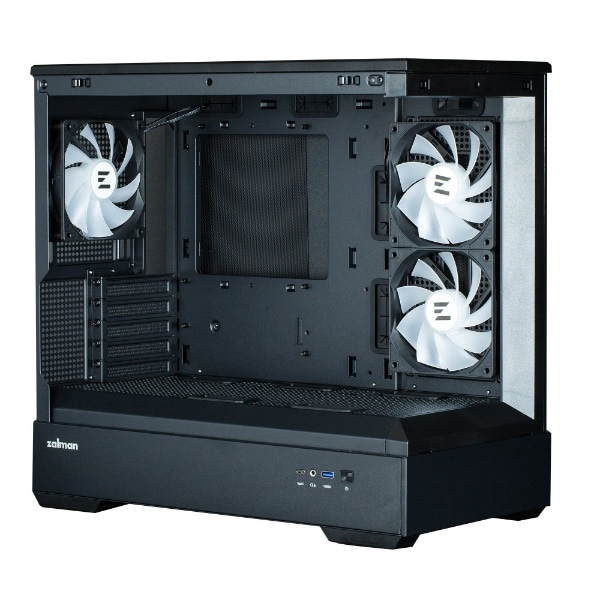 PCケース [Micro ATX /Mini-ITX] P30 BLACK ブラック(ブラック