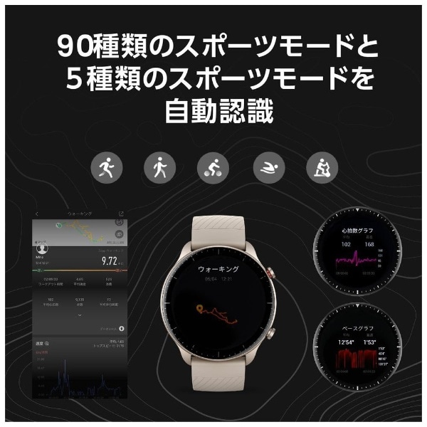 GTR 2 New Version Amazfit（アマズフィット） ライトニンググレー