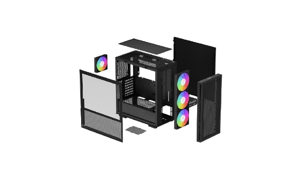 PCケース [ATX /Micro ATX /Extended ATX /Mini-ITX] CH560 ブラック R