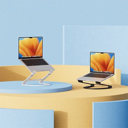 ノートパソコンスタンド [MacBook対応] Curve Flex マットブラック TWS