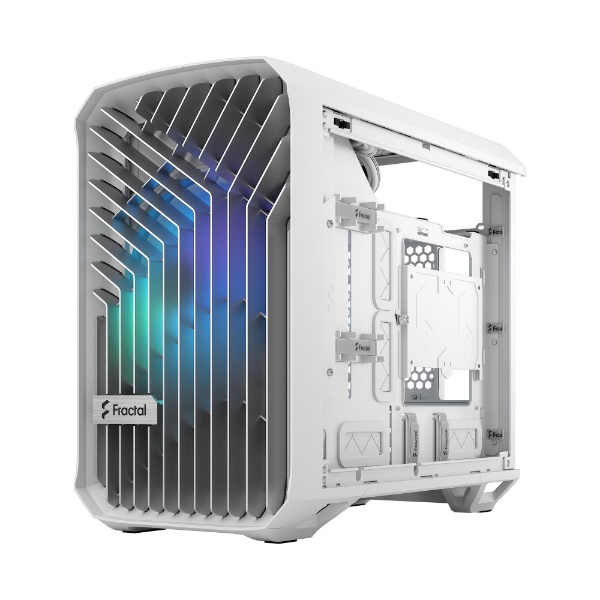 PCケース [Mini-ITX /Mini-DTX] Torrent Nano White RGB TG Clear Tint