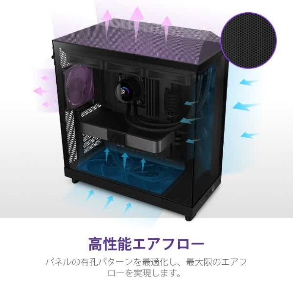 PCケース [ATX /Micro ATX /Mini-ITX] H6 Flow ブラック CC-H61FB-01