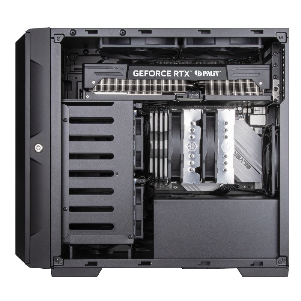 PCケース [Micro ATX /Mini-ITX /Mini-DTX] CS382 SST-CS382(ブラック