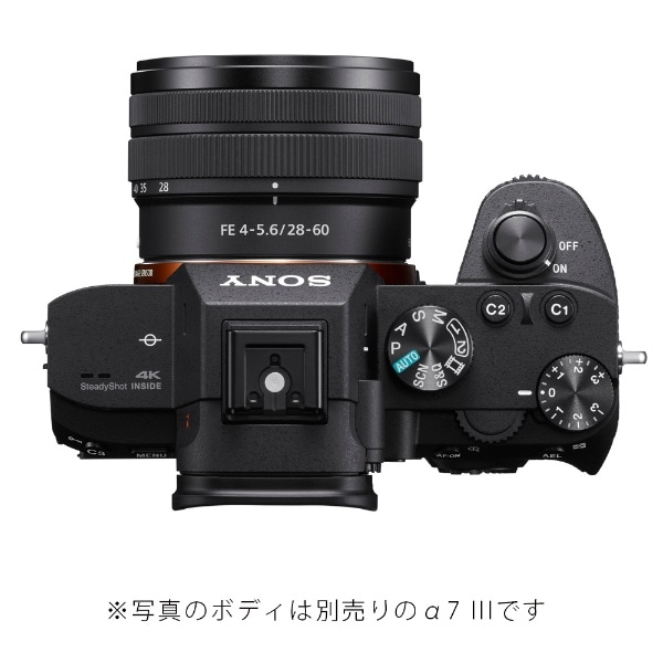 SONY 28-60mm F4-5.6 ズームレンズ SEL2860希望小売価格66000円