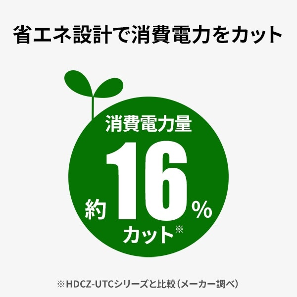 HDPZ-UT2K 外付けHDD USB-A接続 「トロッカ・静かeco録」 [2TB