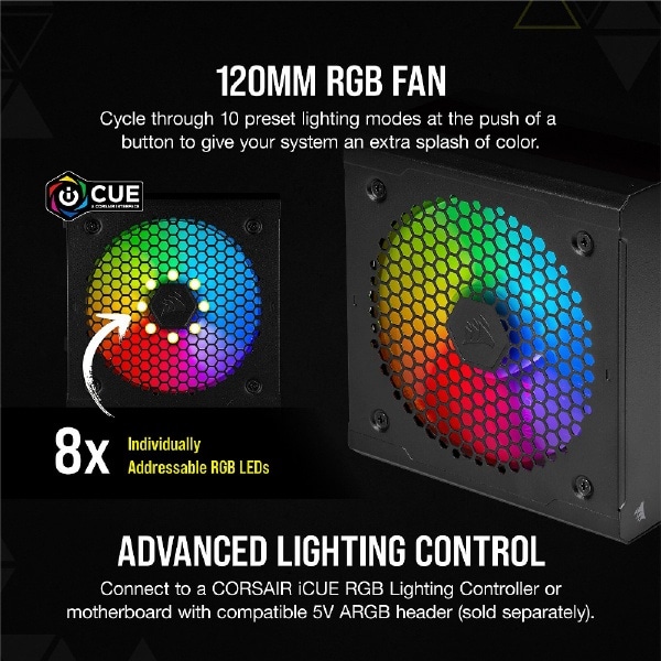 PC電源 CX550F RGB BLK ブラック CP-9020216-JP [550W /ATX /Bronze](ブラック):  ビックカメラ｜JRE MALL