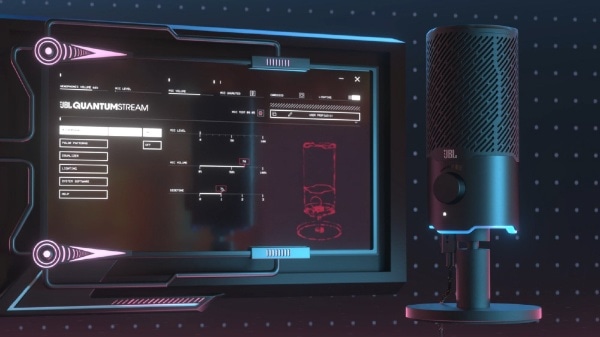 ゲーミングマイク Quantum Stream ブラック JBLQSTREAMBLK [USB