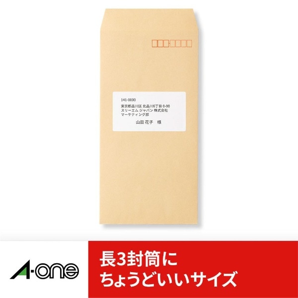 エーワン パソコン&ワープロラベル 汎用タイプ A4 12面 500シート