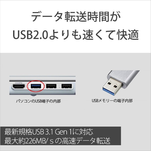 USM64GQX N USBメモリ [64GB /USB3.0 /USB TypeA /ノック式](ゴールド