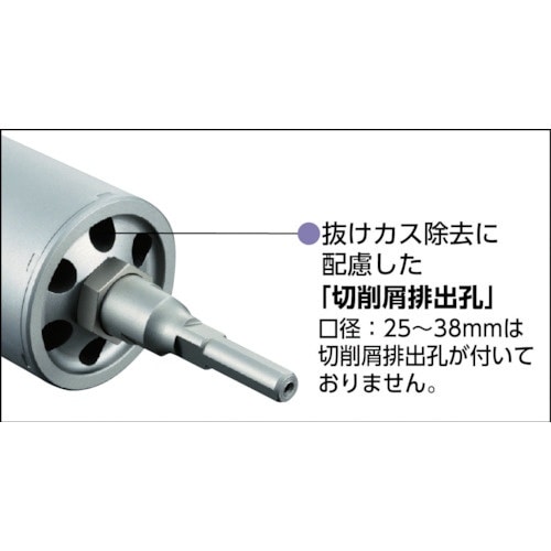 ESコアドリル 振動用110mm SDSシャンク ESV110SDS(ESV110SDS