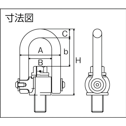 浪速鉄工 マルチアイボルト ハイブリッド HBM3630-