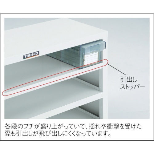 TRUSCO 引出しユニット本体 W854XD307XH609 W MK-64SN-W(MK64SNW