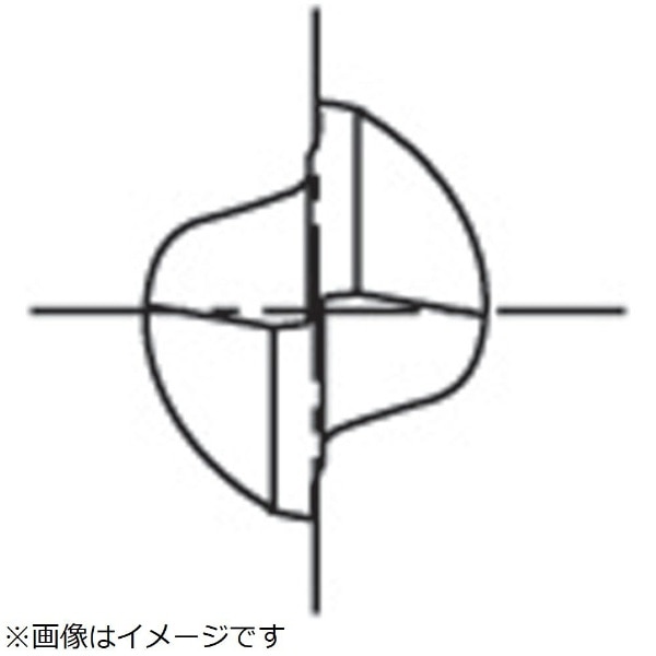 超硬エンドミル 2刃ショート 銅・アルミ合金用 10 8502100 CA-RG-EDS