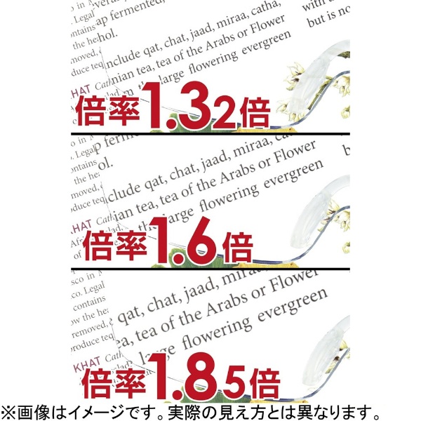 Hazuki ハズキルーペ ラージ カラーレンズ 1.85倍 パール(ホワイト