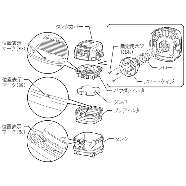 乾湿両用集じん機連動コンセント無 VC1500 [紙パックレス式 /コード式