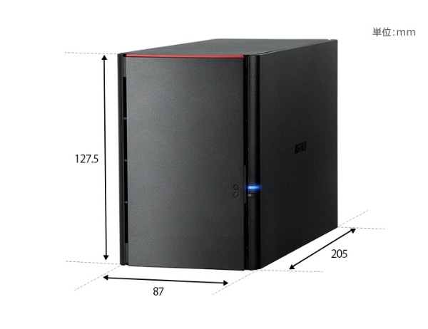 HD-WHA4U3/R1 外付けHDD USB-A接続 法人向け ミラーリング ブラック