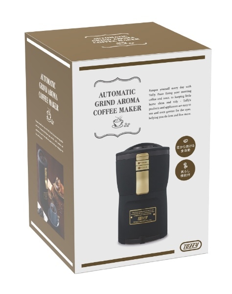 全自動コーヒーメーカー TOFFY ブラック K-CM7-RB [全自動 /ミル付き