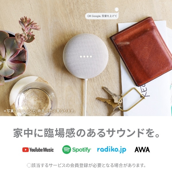 スマートスピーカー Google Nest Mini チャコール GA00781-JP