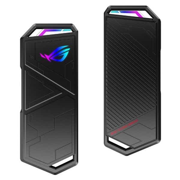 SSDケース USB-C＋USB-A接続 ROG STRIX ARION ブラック ESD-S1C/BLK/G