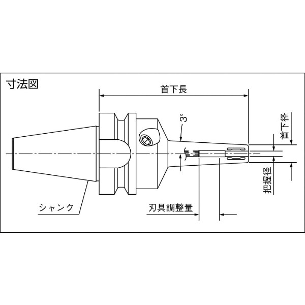 マパール ハイ・トルク・チャックＨＴＣ ＢＴ３０ 二面拘束