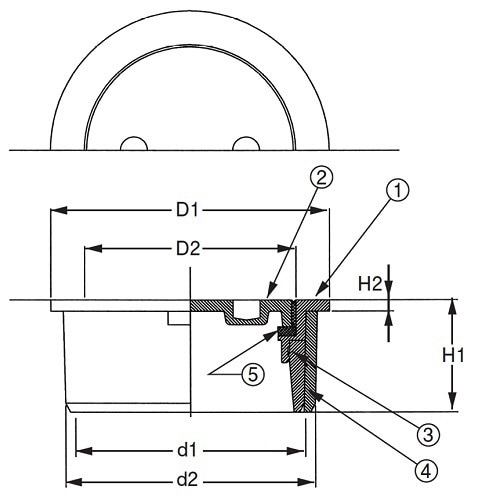 ｱｳｽ D-COV-PU-N 150 掃除口(VP・VU兼用)(DCOVPUN150): ビックカメラ