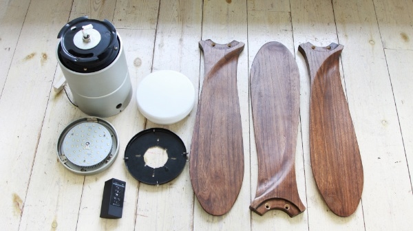 Modern Collection シーリングファン REAL wood blades JAVALO ELF JE