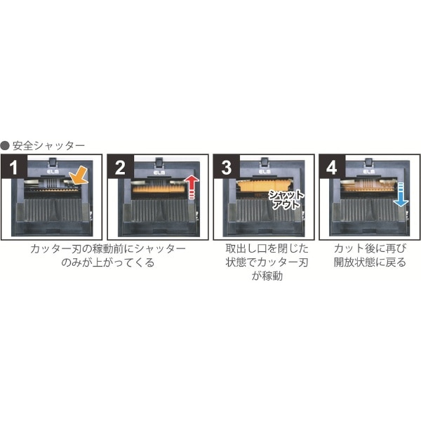 ＥＣＴ 電子テープカッター 使用テープ幅７～５０ｍｍ MS-1100(MS-1100