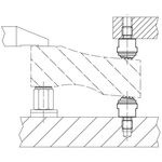 ＨＡＬＤＥＲ 揺動パッド オネジセレーション付 22730.0319(22730.0319