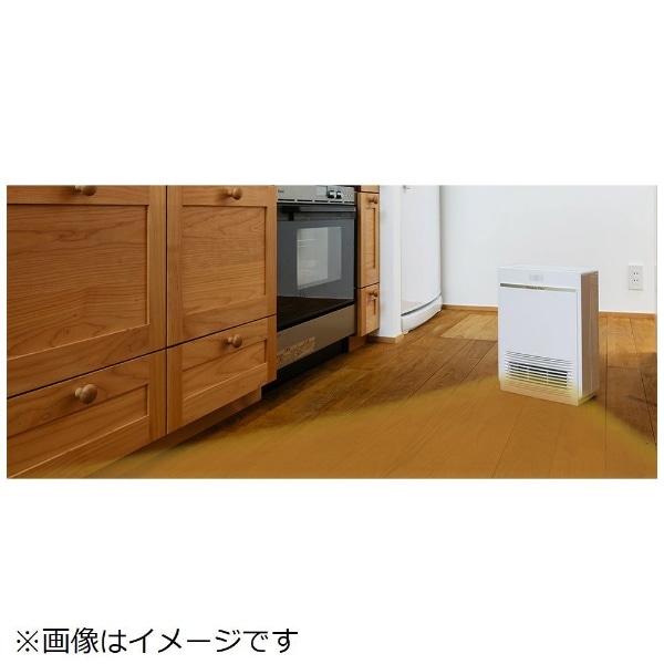 電気セラミックファンヒーター Dainichi Plus ホワイト EF-1200F-W [人