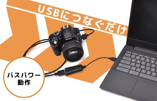 ウェブカメラ化 [USB-A接続 →ポート：HDMI] WEBカメラアダプタ