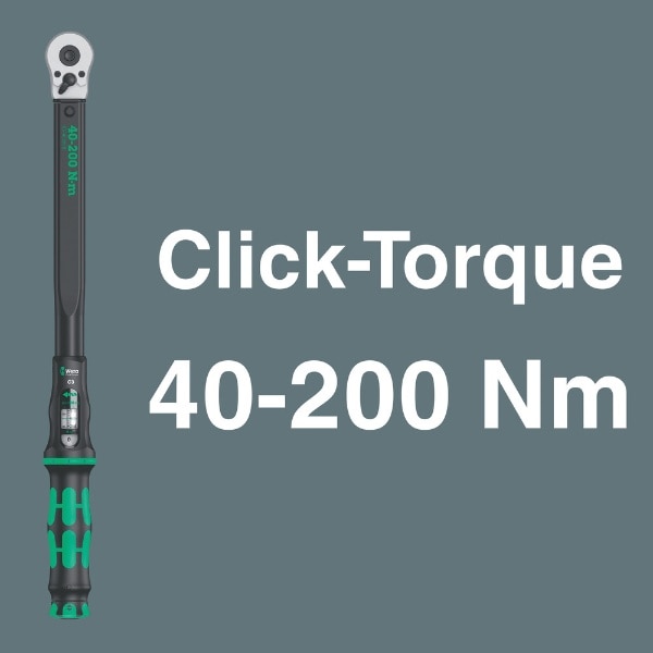 Wera トルクレンチセット C3 40～200Nm 1／2 343970(343970