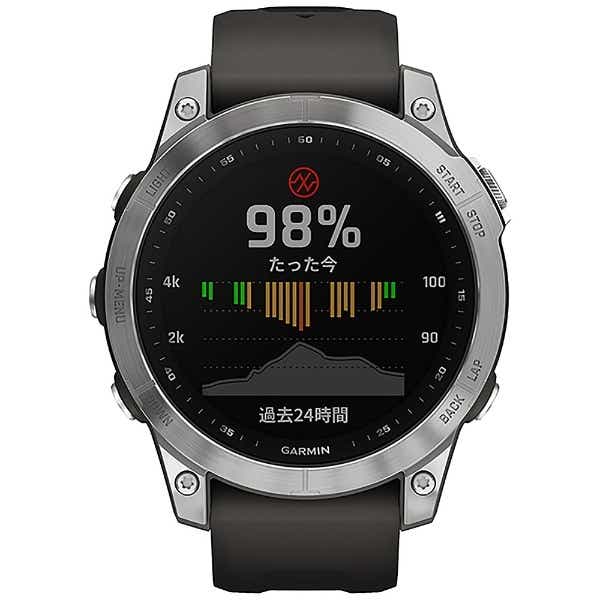 GARMIN QuickFit F6 22mm Titanium 010-12863-18 - スマートウォッチ