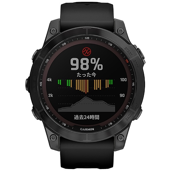 010-02540-46 fenix 7 Sapphire Dual Power 【Suica対応】 GARMIN Ti