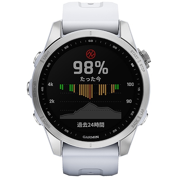 fenix 7S 【Suica対応】 GARMIN Silver Whitestone 010-02539-07