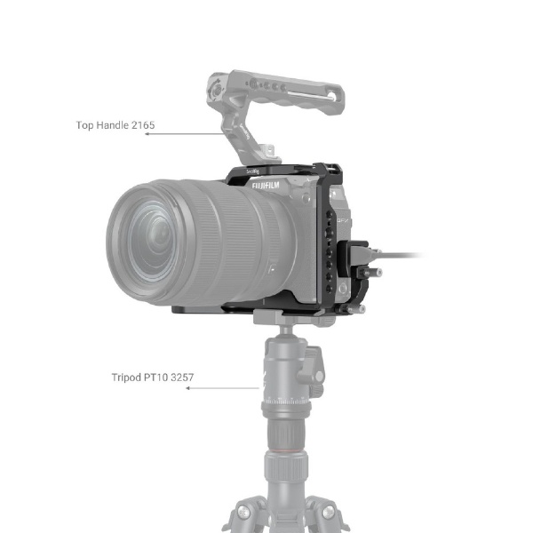 Fujifilm GFX100S / GFX 50SII カメラケージ&クランプ3715(SR3715 