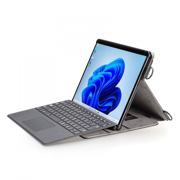 Surface Pro 8用 スタンド機能付きショルダーベルトケース PDA-SF9BK