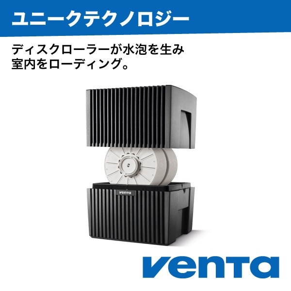 VENTA LW15 Original Black （ベンタ オリジナル 黒） 25平米/15畳対応