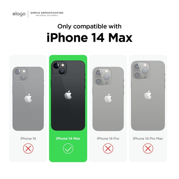 iPhone 14 Plus 6.7インチ ケースelago MagSafe SOFT SILICONE CASE