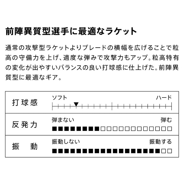 VICTAS｜ヴィクタス 卓球ラケット シェークハンド ブロックマン