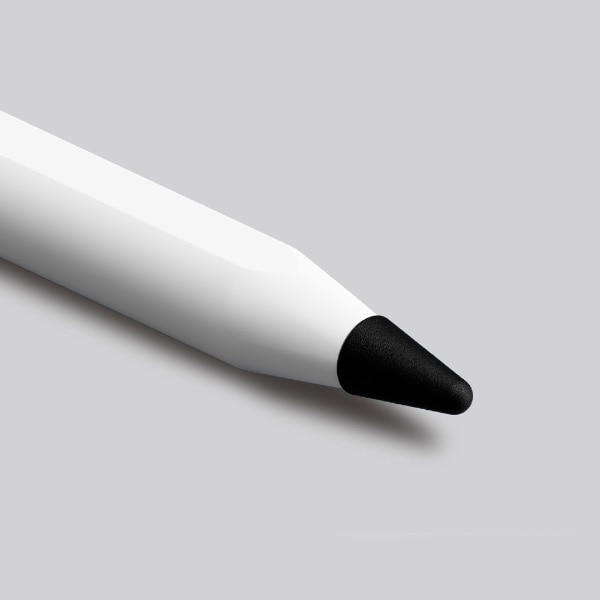 Apple Pencil 第1/2世代用 交換ペン先 [4個入] 一体型TPUカバー付き