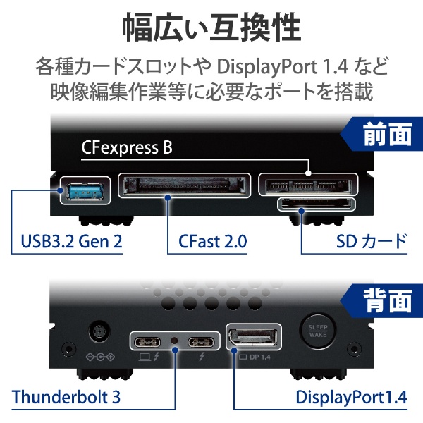 外付けハードディスク 4.0TB USB3.0接続