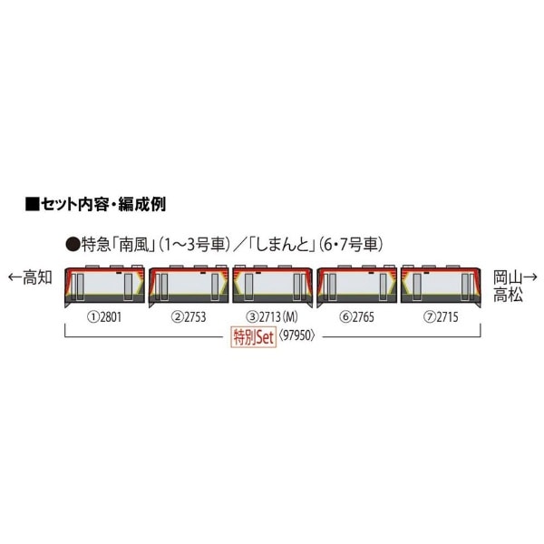 Nゲージ】97950 [特別企画品]JR 2700系特急ディーゼルカー（南風・しま