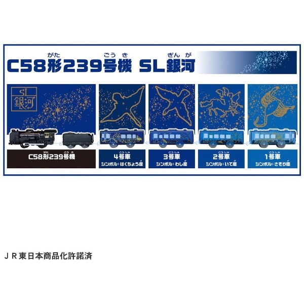 プラレール 銀河ドリームライン C58形239号機 SL銀河(#ｷﾞﾝｶﾞﾄﾞﾘｰﾑﾗｲﾝSL