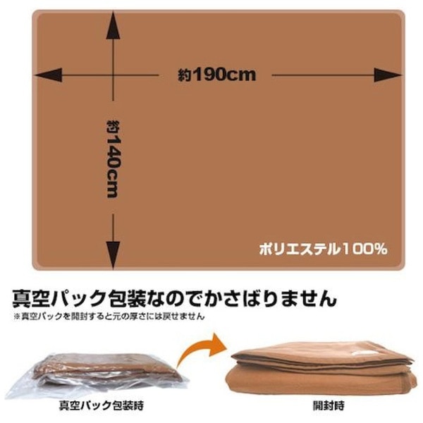 グリーンクロス ＢＲ－９４３真空パック難燃備蓄用フリース毛布（認定