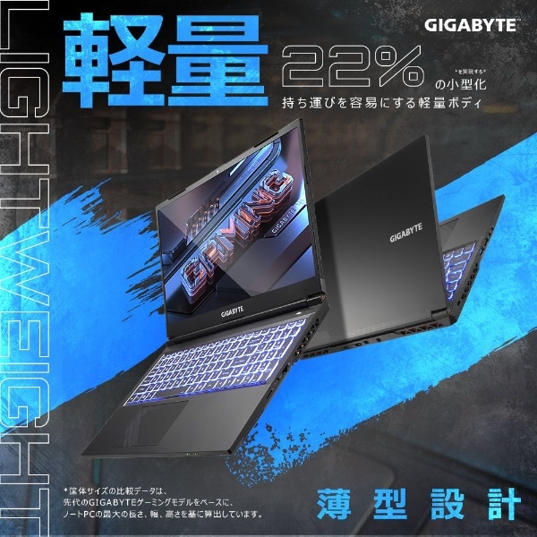 ゲーミングノートパソコン G5 KF-E3JP333SH ブラック [15.6型