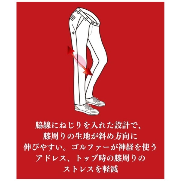 メンズ 【ストレッチフォーサー】テーパードロングパンツ(79サイズ